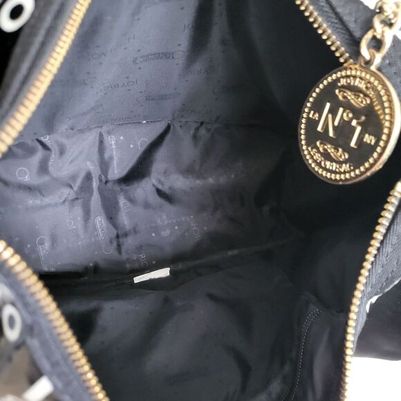 LeSportSac X JOYRICH L.A. Exclusive Black w/Gold Crossbody Shoulder Bag 13 x 7.5 - Picture 9 of 10